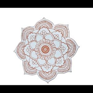 ViX Blue Lotus Shaped Towel